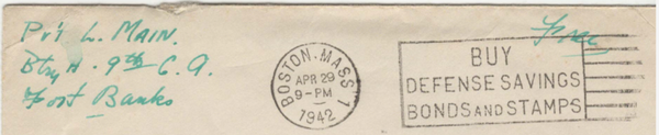 April 29, 1942 - Dear Wife (or fat stuff - or just plain kid)