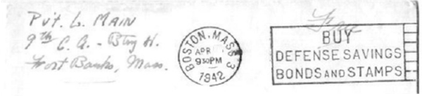 April 9, 1942 - Dear Audrey