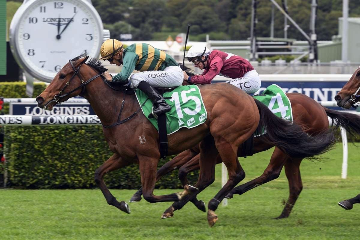 Collett welcomes winning Randwick double