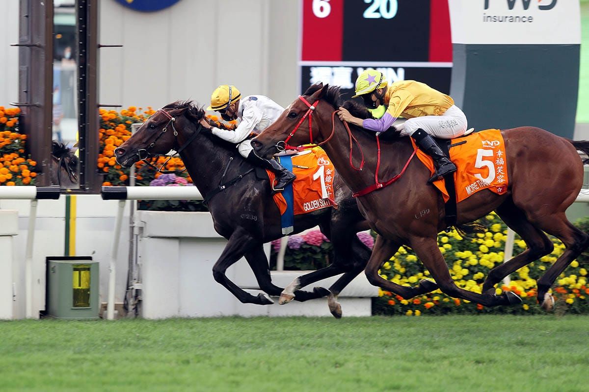 Golden Sixty extends unbeaten run to 14 with FWD Champions Mile triumph