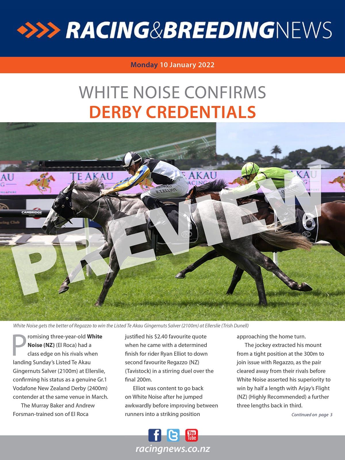 NZ Racing and Breeding News – 10 January 2022