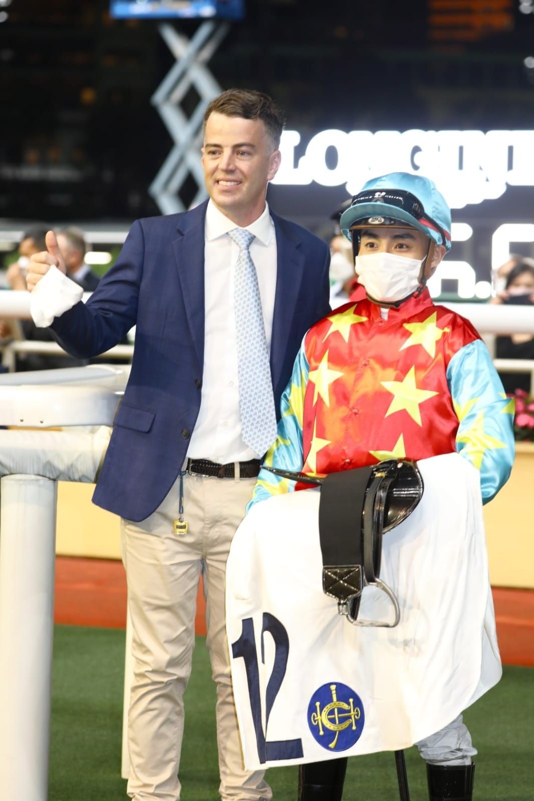 Jamie Richards chases a Rattan Kingdom hat-trick