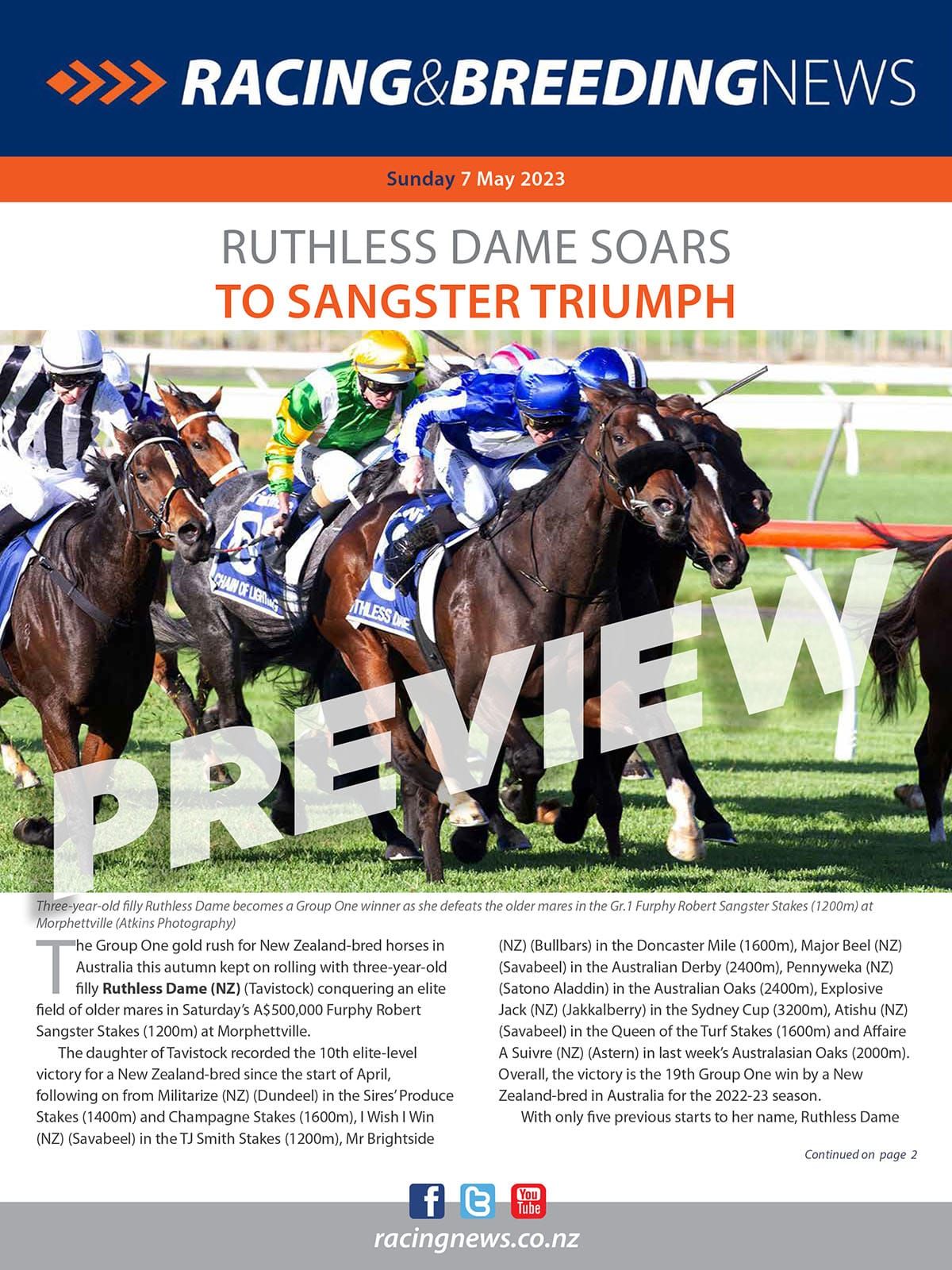 NZ Racing and Breeding News – 07 May 2023