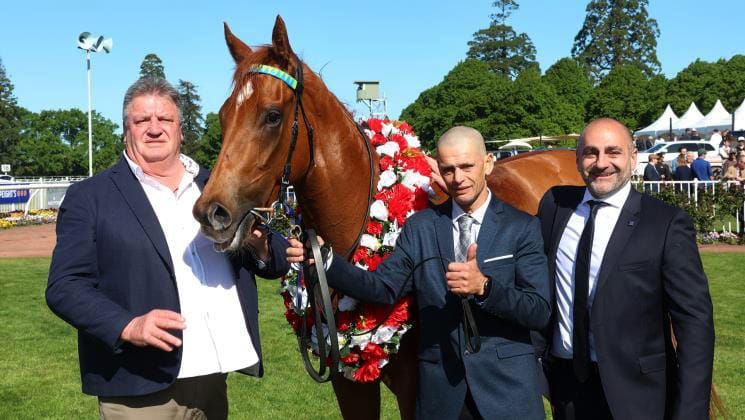 Crocetti in the spelling paddock