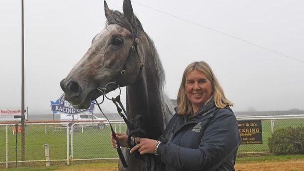 West trains first winner