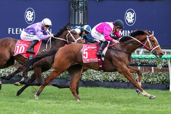 Cosmic Crusader soars to Cox Plate glory