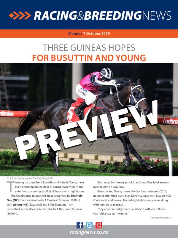 NZ Racing and Breeding News – 7 October 2019