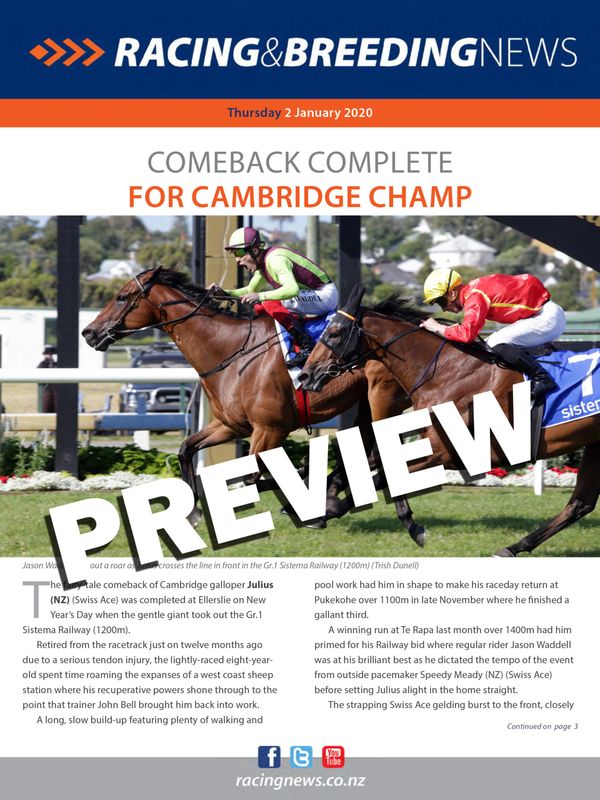 NZ Racing and Breeding News – 2 January 2020