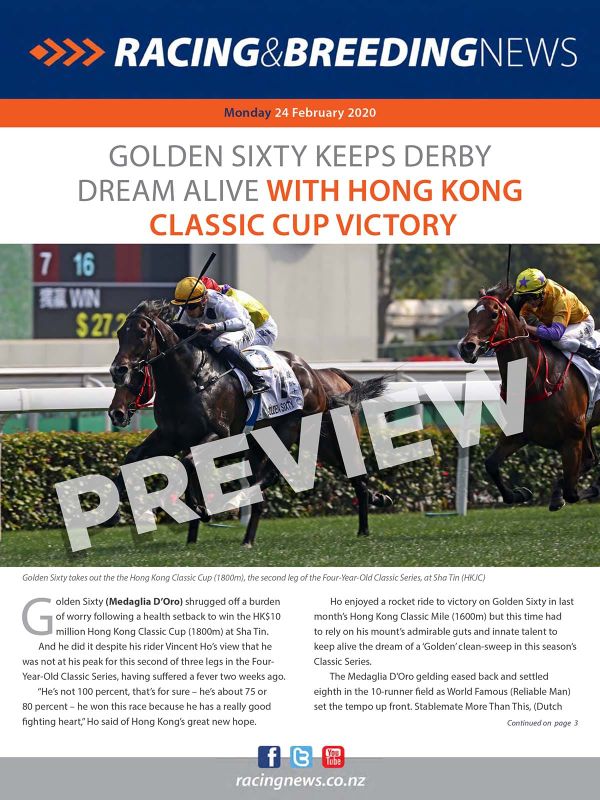 NZ Racing and Breeding News – 24 February 2020