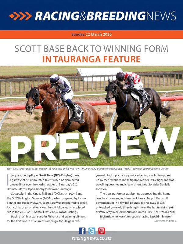 NZ Racing and Breeding News – 22 March 2020