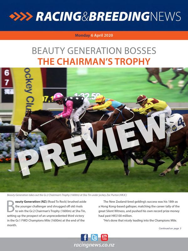 NZ Racing and Breeding News – 06 April 2020