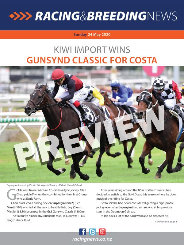 NZ Racing and Breeding News – 24 May 2020
