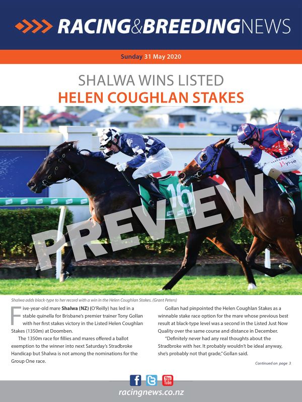 NZ Racing and Breeding News – 31 May 2020