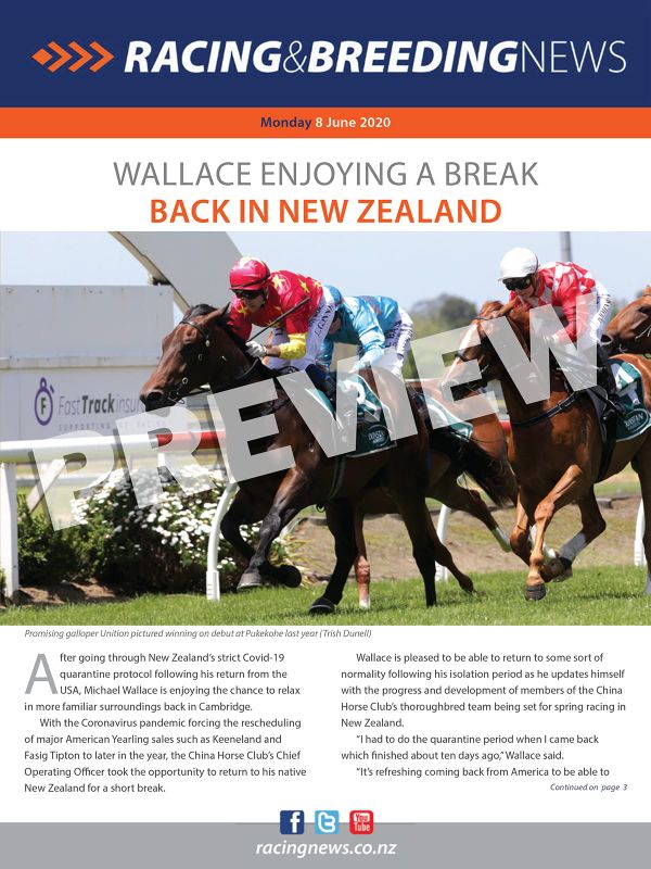 NZ Racing and Breeding News – 08 June 2020