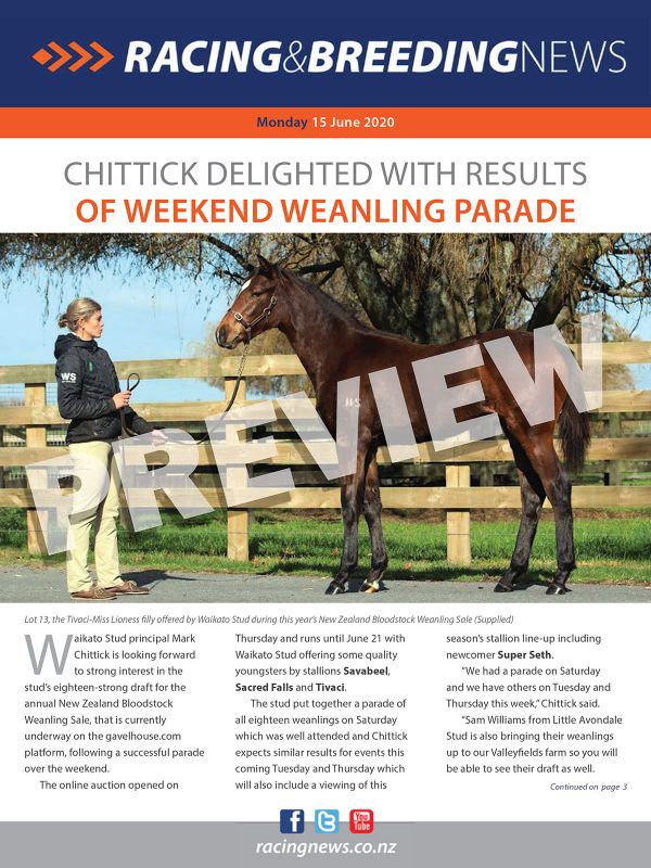 NZ Racing and Breeding News – 15 June 2020