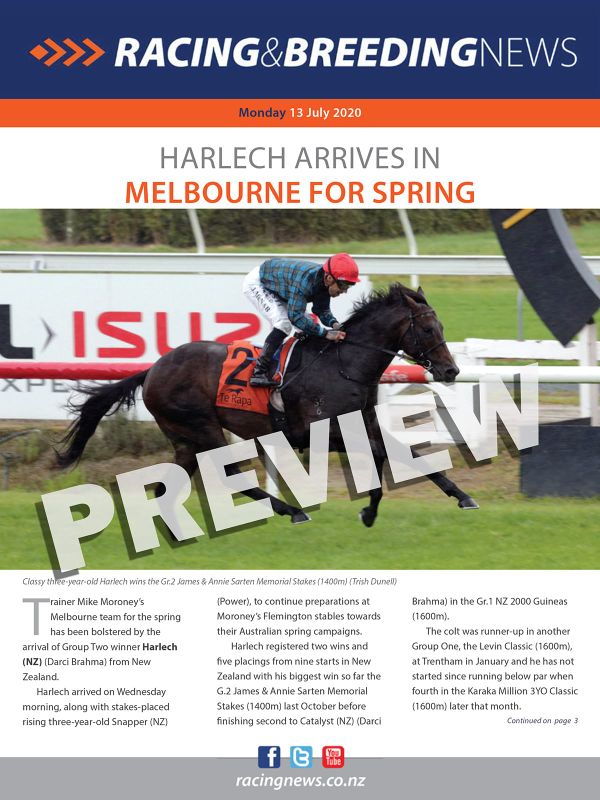 NZ Racing and Breeding News – 13 July 2020