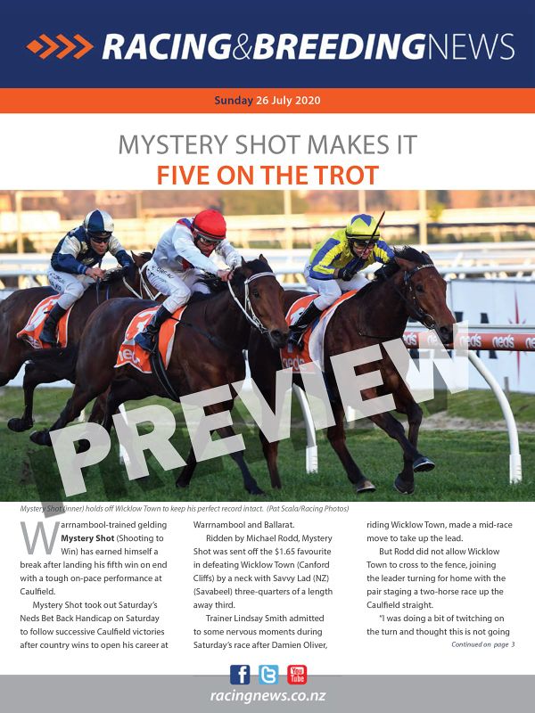 NZ Racing and Breeding News – 26 July 2020