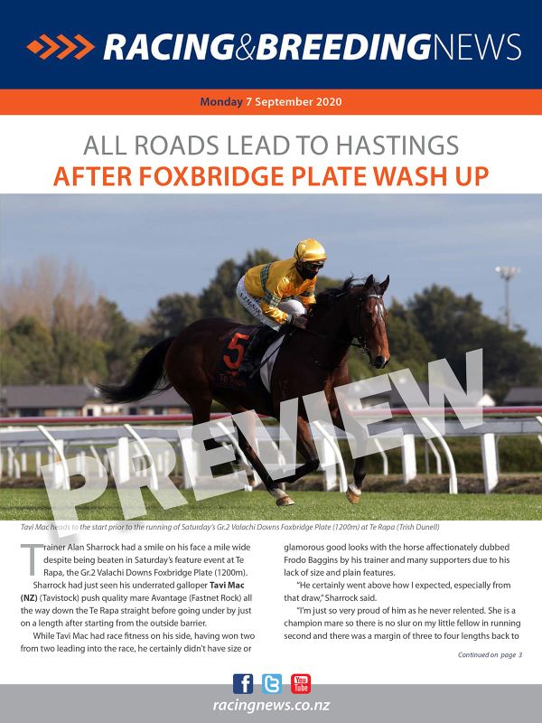 NZ Racing and Breeding News – 7 September 2020