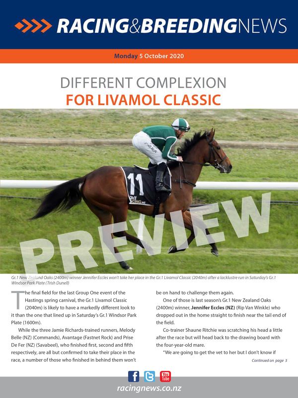 NZ Racing and Breeding News – 05 October 2020