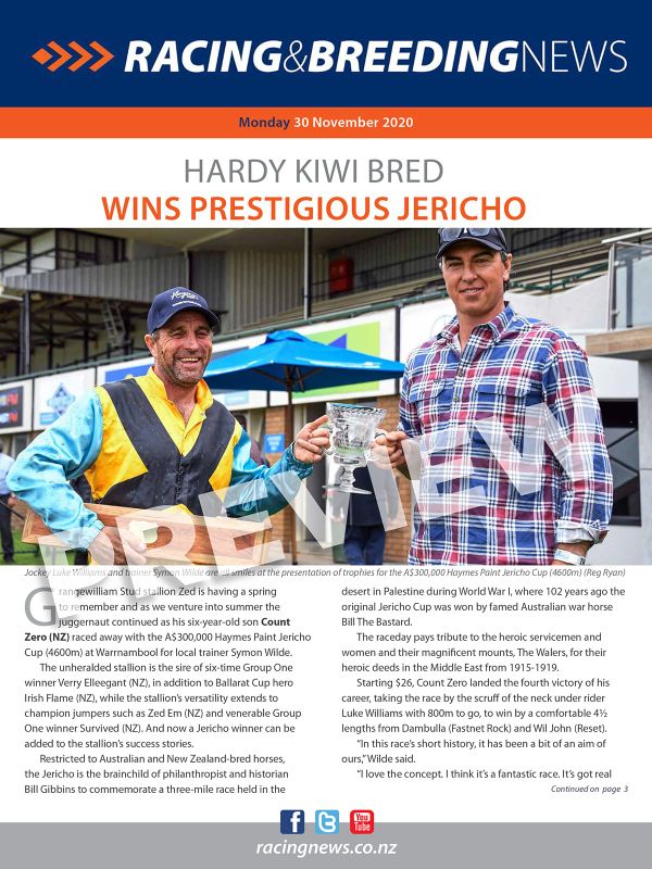 NZ Racing and Breeding News – 30 November 2020