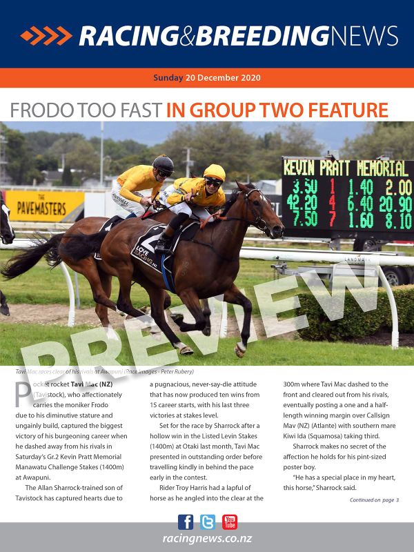 NZ Racing and Breeding News – 20 December 2020