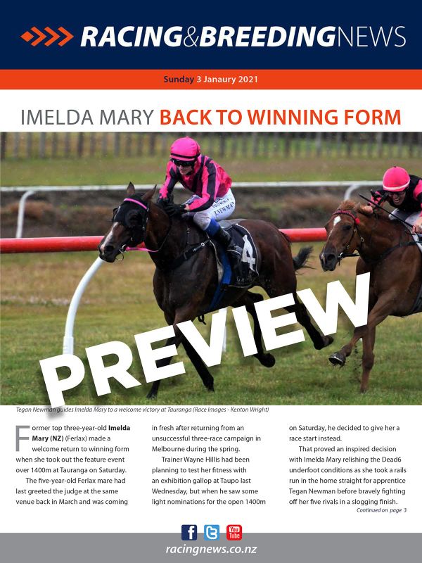 NZ Racing and Breeding News – 03 January 2021