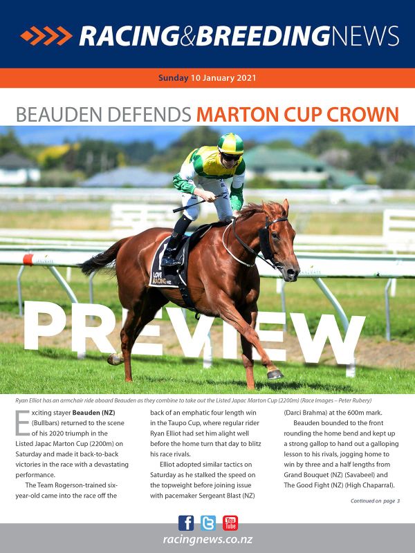 NZ Racing and Breeding News – 10 January 2021