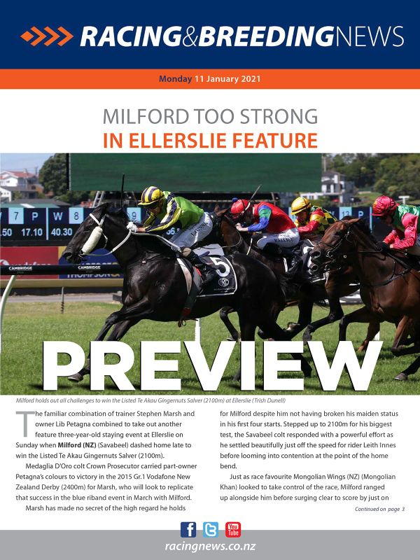 NZ Racing and Breeding News – 11 January 2021