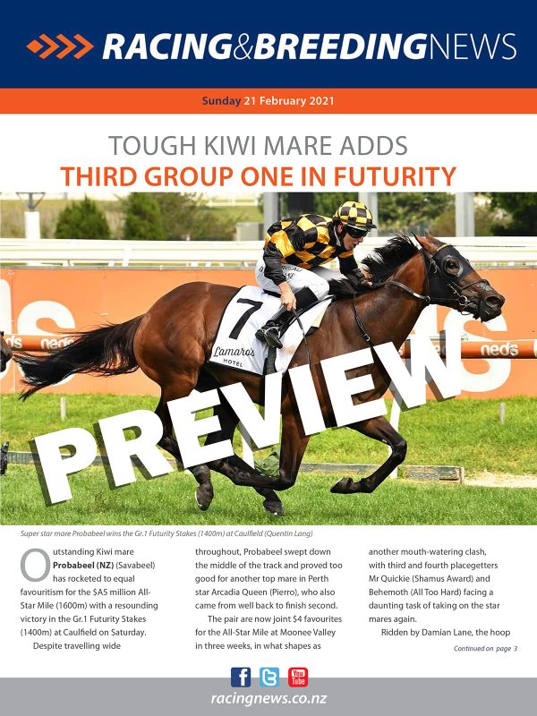 NZ Racing and Breeding News – 21 February 2021