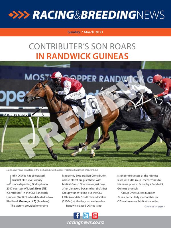 NZ Racing and Breeding News – 7 March 2021