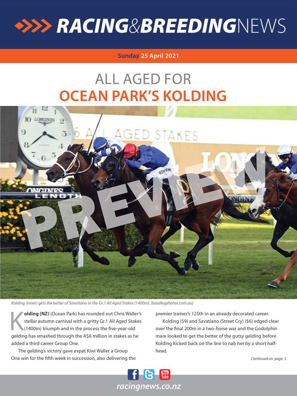 NZ Racing and Breeding News – 25 April 2021