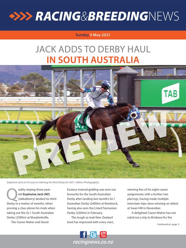 NZ Racing and Breeding News – 09 May 2021