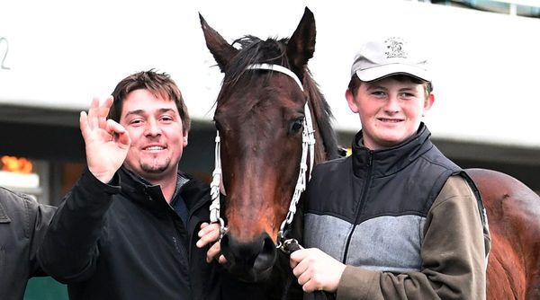 Jensen racks up first training win