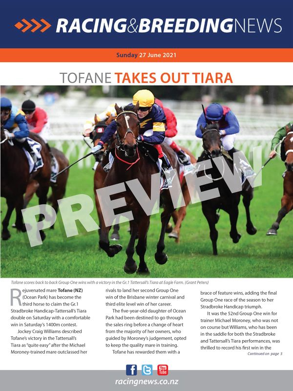 NZ Racing and Breeding News – 27 June 2021