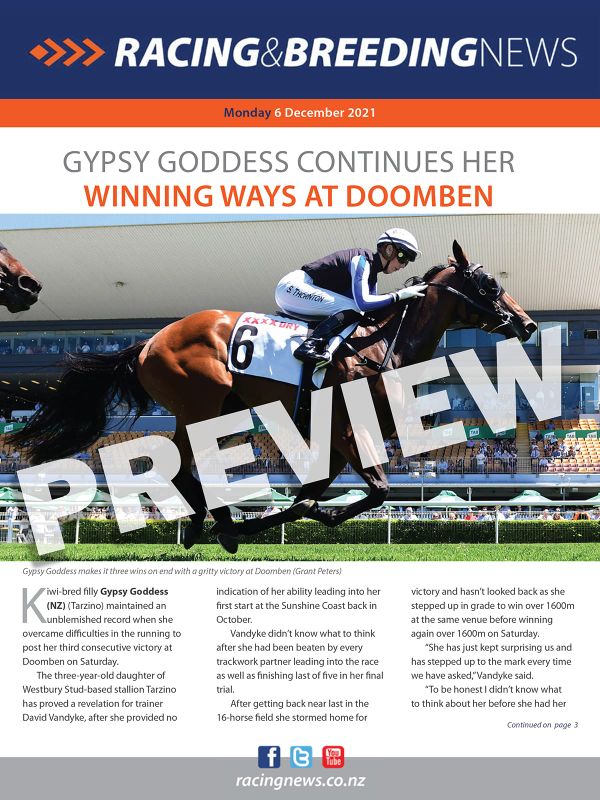 NZ Racing and Breeding News – 06 December 2021