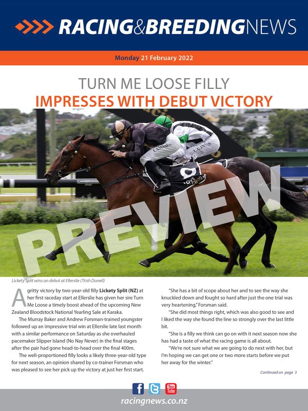 NZ Racing and Breeding News – 21 February 2022