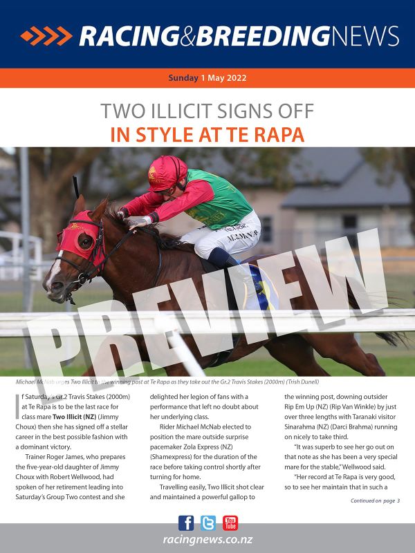 NZ Racing and Breeding News – 01 May 2022