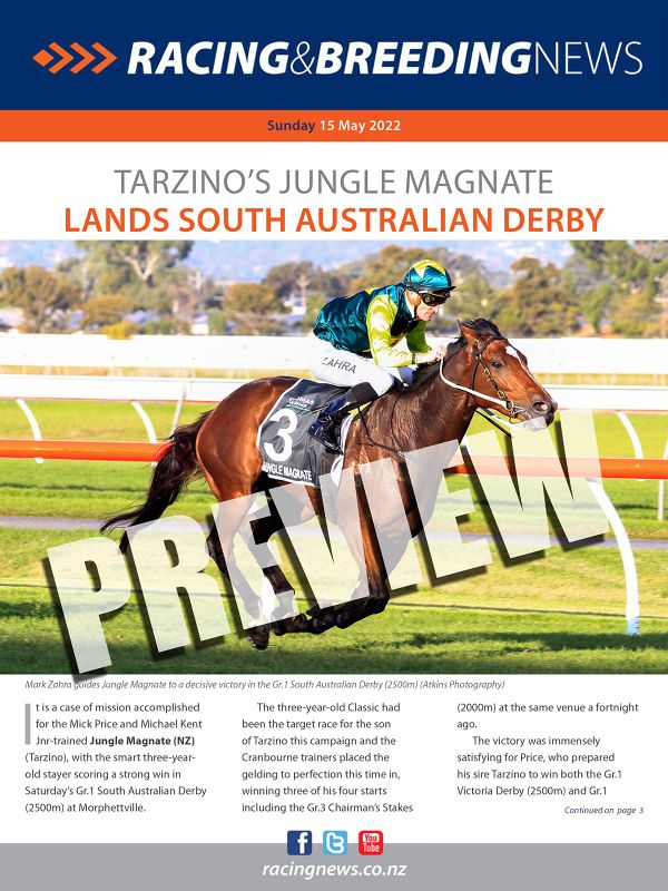 NZ Racing and Breeding News – 15 May 2022