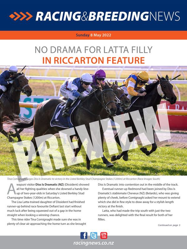 NZ Racing and Breeding News – 08 May 2022