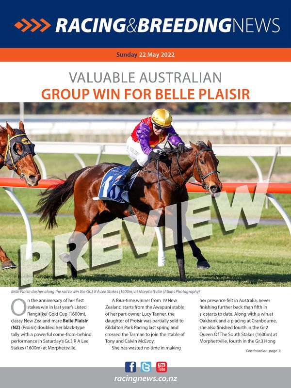 NZ Racing and Breeding News – 22 May 2022