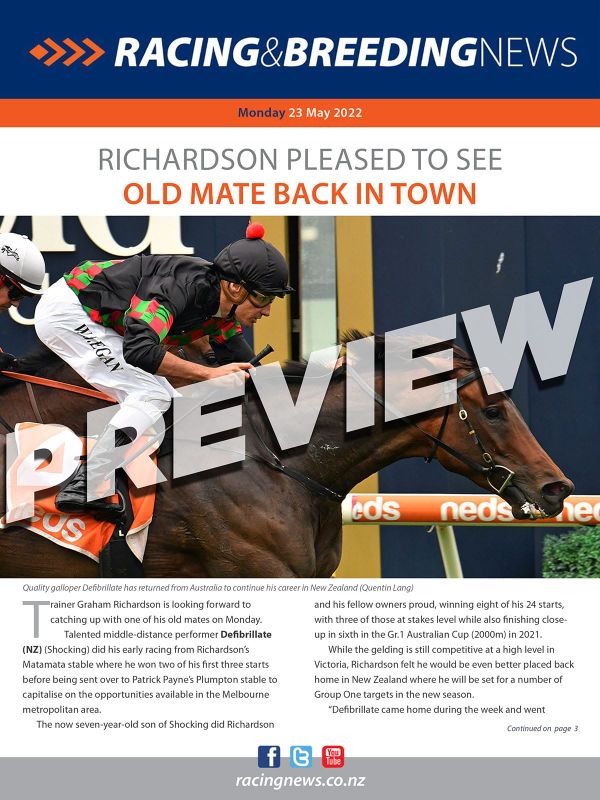 NZ Racing and Breeding News – 23 May 2022