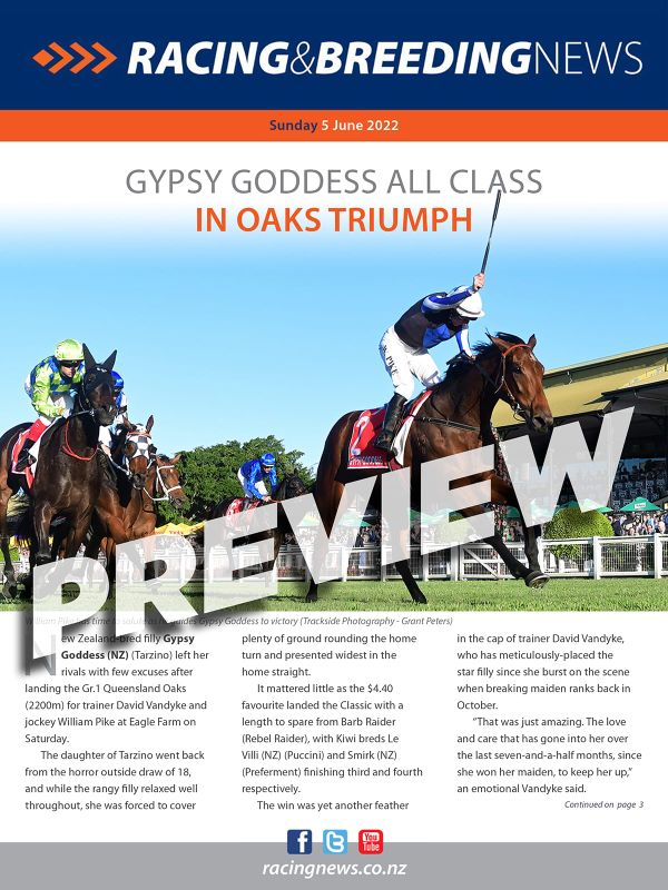 NZ Racing and Breeding News – 05 June 2022