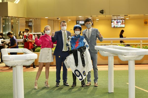 Richards on the board in Hong Kong