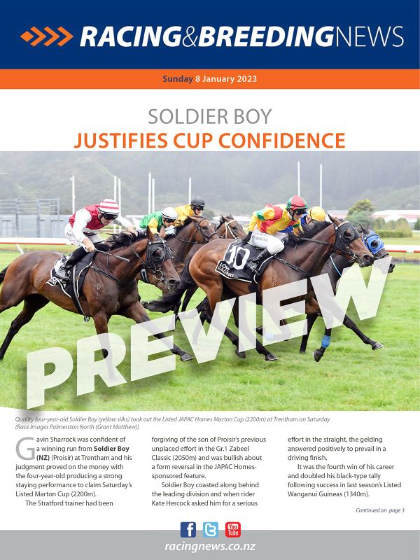 NZ Racing and Breeding News – 08 January 2023