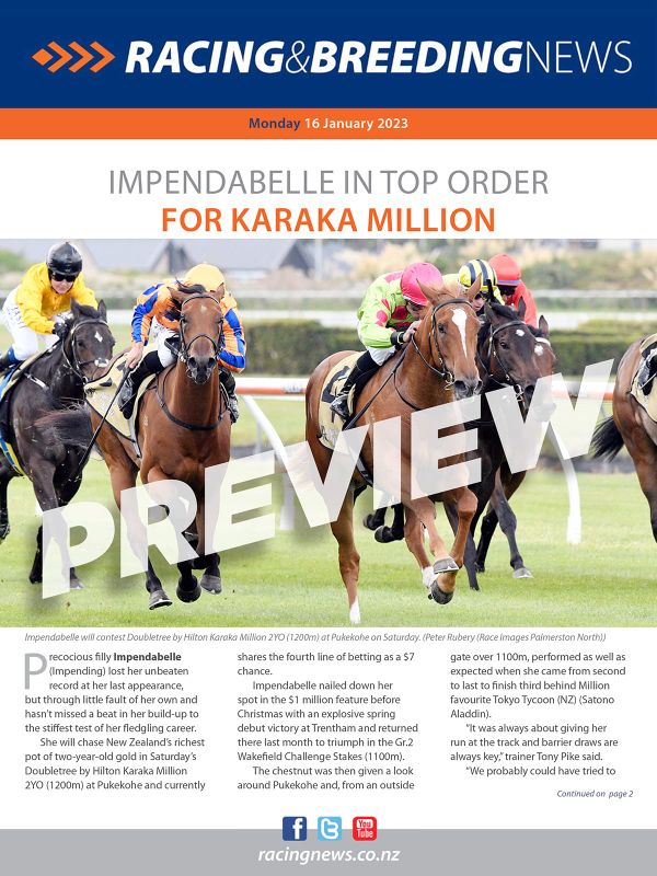 NZ Racing and Breeding News – 16 January 2023