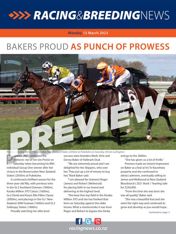 NZ Racing and Breeding News – 13 March 2023