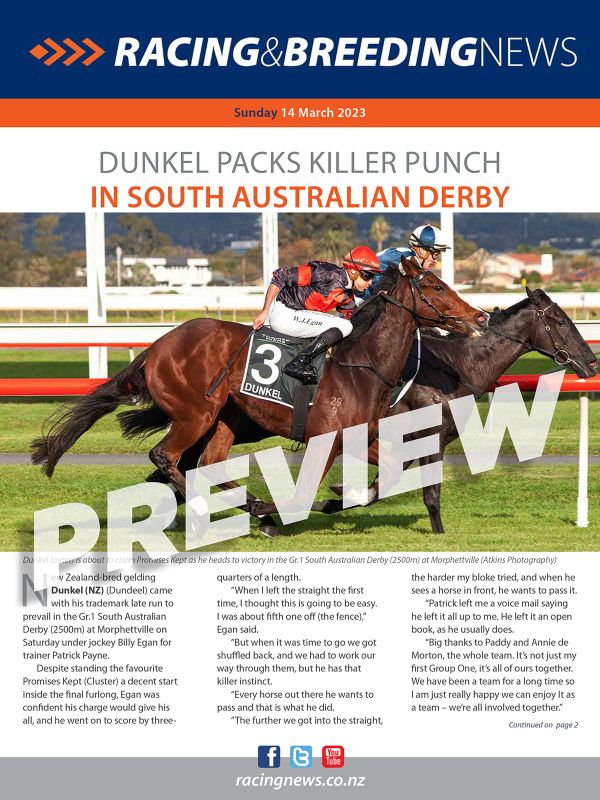 NZ Racing and Breeding News – 14 May 2023