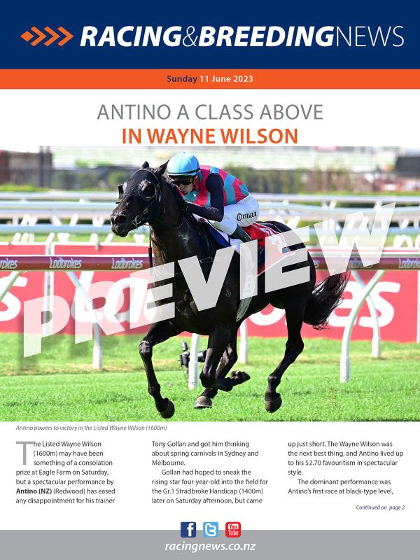 NZ Racing and Breeding News – 11 June 2023