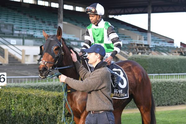 King on the board with first training win