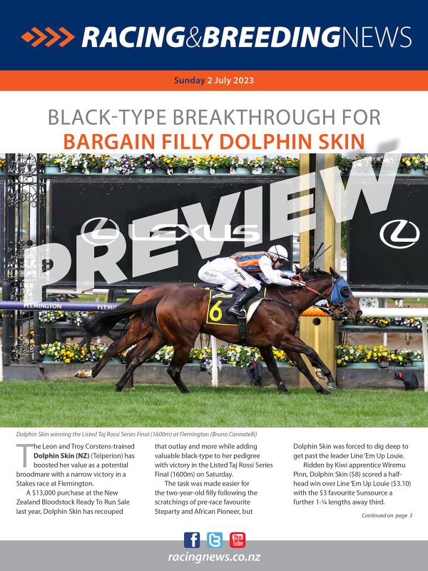 NZ Racing and Breeding News – 02 July 2023